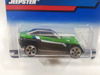 2000 Hot Wheels Jeepster Green and Black Die Cast Toy Car Vehicle New in Package