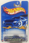 2003 Hot Wheels First Editions Steel Flame Metallic Blue Die Cast Toy Car Low Rider Truck Vehicle New In Package