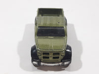 2011 Hot Wheels Dodge M80 Truck Green and Black Die Cast Toy Car Vehicle