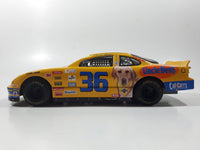 1998 Racing Champions NASCAR #36 Ernie Irvan Pontiac Grand Prix Pedigree Whiskas M & M's Uncle Ben's Yellow 1/24 Scale Die Cast Toy Race Car Vehicle