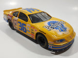 1998 Racing Champions NASCAR #36 Ernie Irvan Pontiac Grand Prix Pedigree Whiskas M & M's Uncle Ben's Yellow 1/24 Scale Die Cast Toy Race Car Vehicle