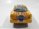 1998 Racing Champions NASCAR #36 Ernie Irvan Pontiac Grand Prix Pedigree Whiskas M & M's Uncle Ben's Yellow 1/24 Scale Die Cast Toy Race Car Vehicle