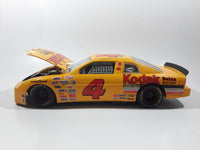 1995 Racing Champions NASCAR #4 Sterling Marlin Chevrolet Monte Carlo Kodak Film Yellow 1/18 Scale Die Cast Toy Race Car Vehicle with Opening Hood