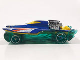 2013 Hot Wheels HW Imagination Surf Patrol Mad Splash Metalflake Blue and Transparent Teal Green Die Cast Toy Car Vehicle