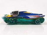 2013 Hot Wheels HW Imagination Surf Patrol Mad Splash Metalflake Blue and Transparent Teal Green Die Cast Toy Car Vehicle