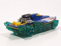 2013 Hot Wheels HW Imagination Surf Patrol Mad Splash Metalflake Blue and Transparent Teal Green Die Cast Toy Car Vehicle