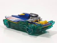 2013 Hot Wheels HW Imagination Surf Patrol Mad Splash Metalflake Blue and Transparent Teal Green Die Cast Toy Car Vehicle