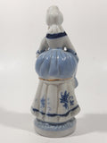 Vintage French Colonial Victorian Style Man and Woman 6" Tall Porcelain Figurine Set of 2