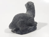 Vintage WE A Wolf Original Otter 3" Long Carved Soapstone Wildlife Figurine