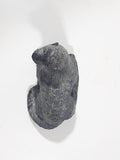 Vintage WE A Wolf Original Otter 3" Long Carved Soapstone Wildlife Figurine