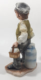 Rare Vintage KKC Japan Eaton Collection Milk Man 8" Tall Porcelain Figurine KE3237