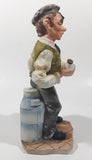Rare Vintage KKC Japan Eaton Collection Milk Man 8" Tall Porcelain Figurine KE3237