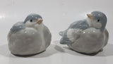Rare Vintage Capilano Vancouver Grey Birds 4 1/2" Porcelain Figurine Set of 2 Made in Japan