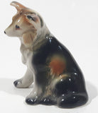 Vintage Border Collie Sheltie Dog Shaped 3" Tall Salt and Pepper Shaker (Single) Made in Japan