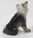 Vintage Border Collie Sheltie Dog Shaped 3" Tall Salt and Pepper Shaker (Single) Made in Japan