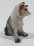 Vintage Border Collie Sheltie Dog Shaped 3" Tall Salt and Pepper Shaker (Single) Made in Japan