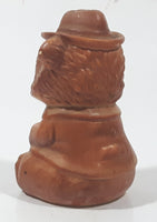 Vintage Smokey The Bear Forest Ranger Shaped Brown 3 3/8" Tall Ceramic Salt and Pepper Shaker (Single)