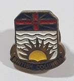 British Columbia Flag Style Enamel Metal Lapel Pin Souvenir Travel Collectible