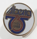 Alberta 75th Anniversary 1905 - 1980 5/8" Enamel Metal Lapel Pin