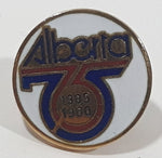 Alberta 75th Anniversary 1905 - 1980 5/8" Enamel Metal Lapel Pin