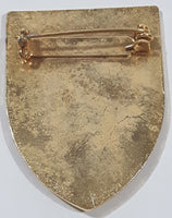 Vintage Lions Club Yakoun River British Columbia Canada 1 1/8" x 1 1/2" Enamel Metal Lapel Pin