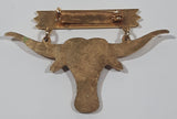 Vintage Lions Club Fernie B.C. Bar-B-Q Champs 1 1/2" x 2 1/4" Enamel Metal Lapel Pin