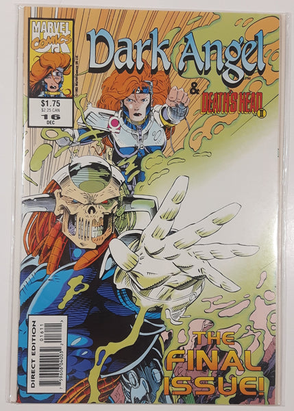 December 1993 Marvel Comics Dark Angel & Death's Bed #16 The Final Issue! Comic Book On Board in Bag