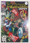 March 1993 Marvel Comics Ravage 2099 How Can One Man Hope To Win.. ..Against The Mighty Mutroids? #4 Comic Book On Board in Bag Signed by Paul Ryan