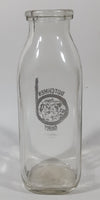 Vintage Dutchmen Dairy 7 1/2" Tall Glass Milk Bottle Sicamous BC Canada