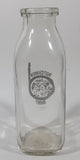 Vintage Dutchmen Dairy 7 1/2" Tall Glass Milk Bottle Sicamous BC Canada