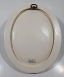 Vintage Fable Loraleigh Shearing Yellow Flowers and Green Leaves 6 1/4" x 8" Ceramic Wall Plaque