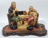 Vintage 1970s Naturecraft "Doctor's Dilemma" No. 854 Hand Painted Stoneware Sculpture