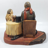 Vintage 1970s Naturecraft "Doctor's Dilemma" No. 854 Hand Painted Stoneware Sculpture
