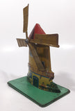 Rare Antique Tin Metal Wind Mill Toy Made in Germany U.S. Zone K5051