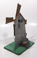 Rare Antique Tin Metal Wind Mill Toy Made in Germany U.S. Zone K5051