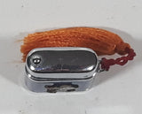 Rare Vintage Auer Mickey Mouse Miniature Blue Lighter with Orange Tassle Made in Japan