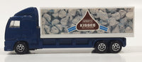 1998 Hot Wheels Haulers Hershey's Kisses Milk Chocolates Dark Blue and White Die Cast Toy Car Vehicle