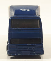 1998 Hot Wheels Haulers Hershey's Kisses Milk Chocolates Dark Blue and White Die Cast Toy Car Vehicle