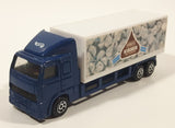 1998 Hot Wheels Haulers Hershey's Kisses Milk Chocolates Dark Blue and White Die Cast Toy Car Vehicle