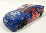 1995 Racing Champions NASCAR #88 Dale Jarrett Ford Thunderbird Blue Ford Quality Care Red Carpet Lease 1/24 Scale Die Cast Toy Car Vehicle