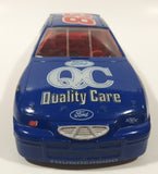 1995 Racing Champions NASCAR #88 Dale Jarrett Ford Thunderbird Blue Ford Quality Care Red Carpet Lease 1/24 Scale Die Cast Toy Car Vehicle