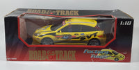 Motor Max Road & Track Factory Tuner Ford Focus SVT ZX3 Yellow 1:18 Scale Die Cast Toy Car Vehicle New in Box