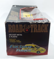 Motor Max Road & Track Factory Tuner Ford Focus SVT ZX3 Yellow 1:18 Scale Die Cast Toy Car Vehicle New in Box