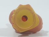 Brown and Yellow Duck Bird 2 1/4" Tall Rubber Toy Figure