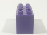 Extremely Rare Early 2000's Nestle Smarties Purple Opening Chest Duplo Style Plastic Building Block