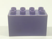 Extremely Rare Early 2000's Nestle Smarties Purple Opening Chest Duplo Style Plastic Building Block