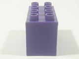 Extremely Rare Early 2000's Nestle Smarties Purple Opening Chest Duplo Style Plastic Building Block