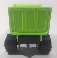Tonka Dump Truck Bright Green Pressed Steel and Plastic Die Cast Toy Car Vehicle 3721 Made in Macau