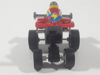 Formula 1 Red Push Down and Go Pop Up Plastic Toy Car Vehicle