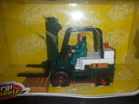 2005 Corgi Wheelz TY83501 Eddie Stobart Fork Lift Truck White and Green 4 1/2" Long Die Cast Toy Car Vehicle New in Box